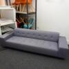 Hitch/Mylius British Designed Sofa in Blue with Power & Data Units Installed Into The Arm. Size H60cm x D80cm x W230cm