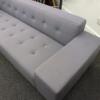 Hitch/Mylius British Designed Sofa in Blue with Power & Data Units Installed Into The Arm. Size H60cm x D80cm x W230cm - 2
