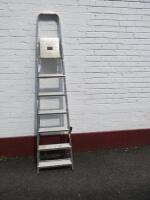 7 Tread Stepladder, Open Height 2.0m, Capacity 95kg.