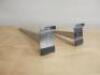 26 x Pairs of Chrome Slatboard Brackets to Include: 14 x 30cm & 12 x 20cm. - 2