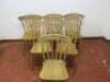 6 x Wooden Dining Chairs. Size H84cm x W45cm x D40cm. No Vat on This Lot.  - 5