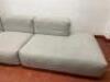 VIADUCT Mags Soft Upholstered in Divina M&eacute;lange 120. Comprising of 1 LH Wide Module, 1 Narrow Module & 1 Lounge Module. - 3