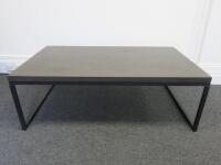 LOMBOK Arianne Graphite Coffee Table. Size (H) 45cm x (W) 130cm x (D) 80cm.