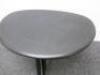 Ercol Nest of 3 Black Painted Wood Side Tables. Size H40cm. - 6