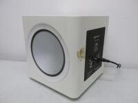 Monitor Audio Radius 390 Subwoofer Speaker in White, S/N V2ML390A3199.