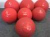 7 x Jordon Red Tyre Tread Medicine Training Balls to Include: 1 x 15kg, 2 x 12kg, 1 x 9,Kg, 2 x 7kg & 1 x 5kg. - 3