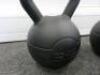 7 x Jordon Design Kettlebell Training Weights to Include: 1 x 32kg, 1 x 28kg, 1 x 24kg, 1 x 20kg, 1 x 16kg, 1 x 12kg & 1 x 8kg. - 3