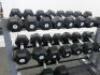 31 x Bodymax Dumbbell Training Weights to Include: 2 x 15kg, 3 x 10kg, 8 x 8kg , 4 x 5kg, 8 x 4kg, 2 x 3kg, 2 x 2kg, 2 x kg1. Comes with 3 Body Solid Racks. - 5