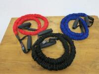 3 x Fitness Mad Studio Pro Resistance Band to Include: 1 x Medium, 1 x Strong & 1 x Extra Strong.