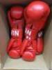 43 x Pairs of Used 12oz Red Boxing Gloves. - 2