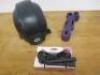 Lid Plico Foldable Helmet with Resistance Strap & Skipping Rope.