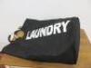 Black Laundry Bag with Handles. NOTE: minor repair required (As Viewed/Pictured). - 3