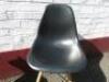 3 x DSW Eames Style Dining Chairs in Black.  - 3