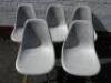 5 x DSW Eames Style Dining Chairs in Grey.&nbsp; - 2