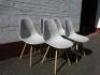 5 x DSW Eames Style Dining Chairs in Grey.&nbsp; - 4