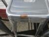 5 x Assorted Sized Gun Metal Bar Stools to Include: 3 x H70cm & 2 x H45cm. - 3