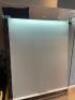 Frost Tech, Polished Stainless Steel Open Front Multideck Chiller Unit with 4 Shelves , Light & Night-blind, Model SD60/100FG, S/N 010/020718CN. Size H193 x W100 x D60cm. - 3