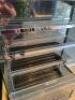 Frost Tech, Polished Stainless Steel Open Front Multideck Chiller Unit with 4 Shelves , Light & Night-blind, Model SD60/100FG, S/N 010/020718CN. Size H193 x W100 x D60cm. - 6