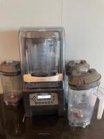 Vitamix 'The Quiet One' Commercial Blender with 4 x Blending Jugs & Manuals.