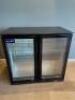 Prodis 2 Sliding Door, Back Bar Drinks Chiller, Model NT2BHLO. Comes with Key & Instructions. Size H83 x W90 x D50cm.