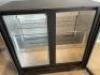 Prodis 2 Sliding Door, Back Bar Drinks Chiller, Model NT2BHLO. Comes with Key & Instructions. Size H83 x W90 x D50cm. - 3