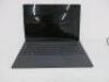 Lot Withdrawn Microsoft Surface Pro Tablet.Spec to be confirmed.Comes with Power Supply.NOTE: Screen has come away from the frame and will need repair or replacement as viewed/pictured. - 10