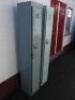Pair of Metal Lockers In Green, Size H178cm x W 30cm x D30cm. NOTE: no keys. - 2