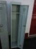 Pair of Metal Lockers In Green, Size H178cm x W 30cm x D30cm. NOTE: no keys. - 4