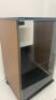 Rotel Retro Hi-Fi Mobile Glass Door Cabinet with 1 Shelf. Size H76cm x W47cm x D40cm - 2