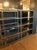 3 x Bays of Modular Aluminium Light Weight Boltless Racking to Include: 9 x Uprights, Size H200cm x W40cm & 30 x Shelves (20)W121cm x D39cm & (10)W96cm x D39cm.&nbsp; - 3