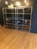 3 x Bays of Modular Aluminium Light Weight Boltless Racking to Include: 9 x Uprights, Size H200cm x W40cm & 30 x Shelves (20)W121cm x D39cm & (10)W96cm x D39cm.&nbsp; - 11