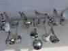 9 x Ikea Forsa Nickel Plated Work Lamp, Model TYPA0501. - 6