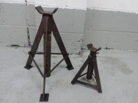 2 x Assorted Axle Stands (As Viewed/Pictured).