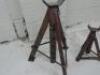 2 x Assorted Axle Stands (As Viewed/Pictured). - 2