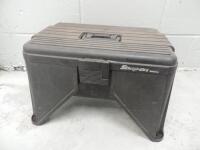 Snap-On Step Stool with Tool Storage & Tray, Model KASS13.