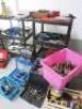 2 x Plastic 3 Shelf Trolleys with Large Quantity of Assorted Workshop & Car Garage Associated Tooling & Accessories (As Viewed). - 17