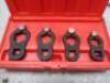 Wurth 4 Piece Butterfly Socket Set in Case. - 4