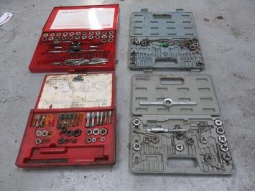 4 x Assorted Tap & Die Sets in Cases, Incomplete (As Pictured/Viewed).