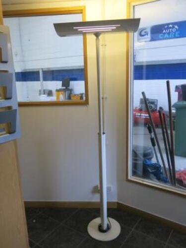 Floor Standing Twin Bulb Halogen Uplighter.