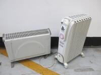 Delonghi Dragon 3 Oil Filled Radiator & Micromark MM30128 Electric Heater.