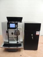 Jura Giga X8C Professional, Bean to Cup Coffee Vending Machine. Comes with Vitrifrigo FG10E 8L Capacity Milk Fridge & 2 x Power Supply.