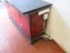 Mobile Hand Painted Coffee Counter on Castors, with 3 Drawers & 3 Doors Under, Size H90cm x W150cm x D60cm. Comes with Electrical Connector (As Viewed/Pictured). - 4