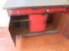 Mobile Hand Painted Coffee Counter on Castors, with 3 Drawers & 3 Doors Under, Size H90cm x W150cm x D60cm. Comes with Electrical Connector (As Viewed/Pictured). - 9