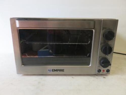 Empire 42Lt Fan Assisted Convection Oven, Model EMPH7424KT1, DOM 05/20. Comes with 3 Trays.