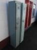 Pair of Metal Lockers In Green, Size H178cm x W 30cm x D30cm. NOTE: no keys. - 2