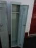 Pair of Metal Lockers In Green, Size H178cm x W 30cm x D30cm. NOTE: no keys. - 4