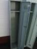 Pair of Metal Lockers In Green, Size H178cm x W 30cm x D30cm. NOTE: no keys. - 5