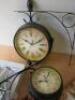 7 x Items of Decorative Wall Clocks & Barometer to Include: 2 x Glass Plate Wall Clocks, Size H60cm, 3 x Station Wall Clocks, 1 x Big Ben Wall Clock & 1 x Barometer. - 5