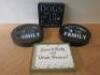 4 x Illuminated Wall Signs (As Viewed/Pictured).