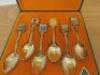 Set of Six Silver Plated Bi-Centennial First Fleet Re Enactment Voyage Commemorative Spoon Set to Commemorate First Fleet 1787-1788. - 3